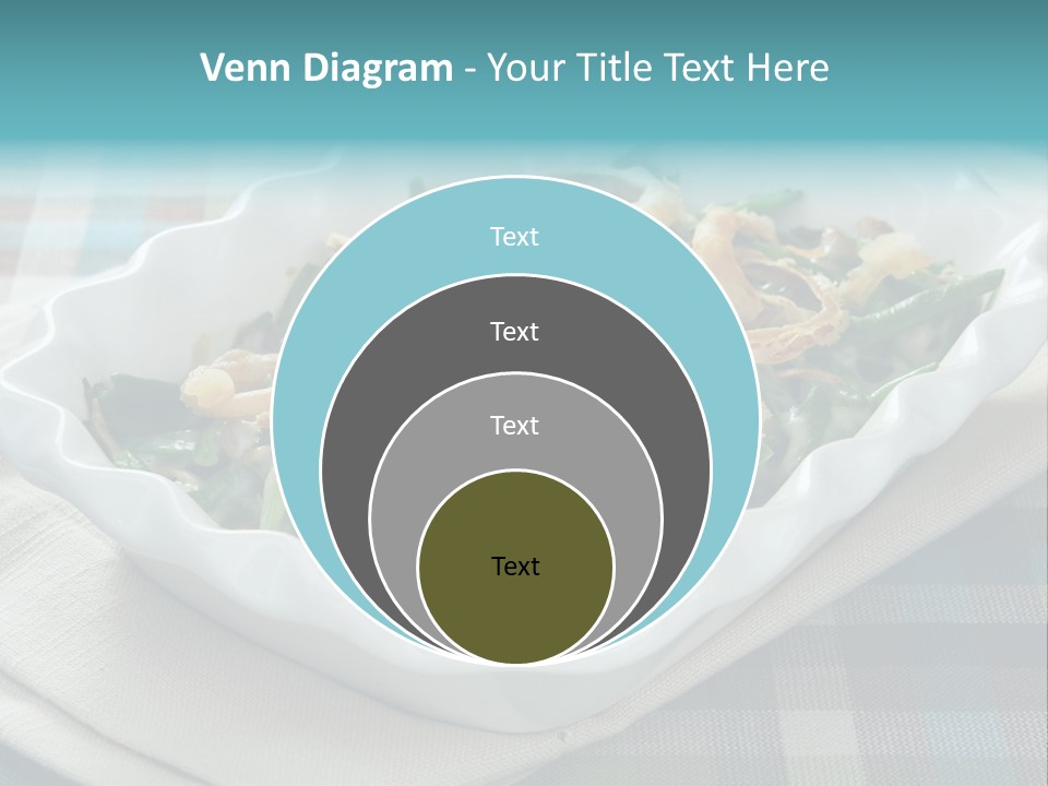 Onions Bean Holiday Food PowerPoint Template