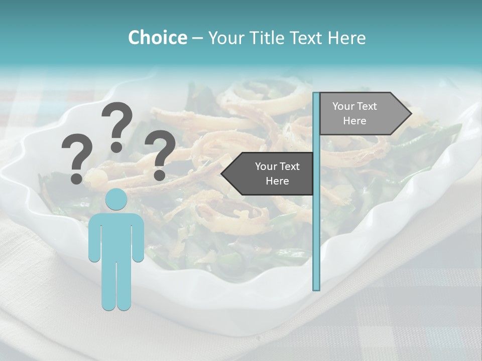 Onions Bean Holiday Food PowerPoint Template