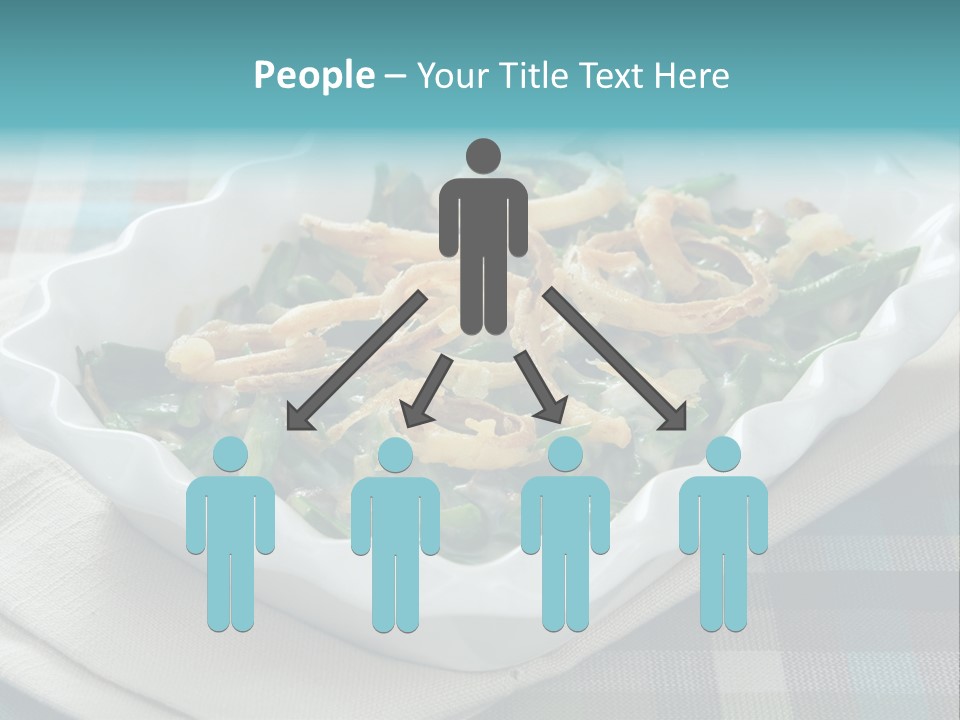 Onions Bean Holiday Food PowerPoint Template