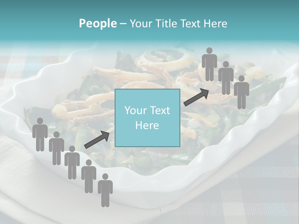 Onions Bean Holiday Food PowerPoint Template