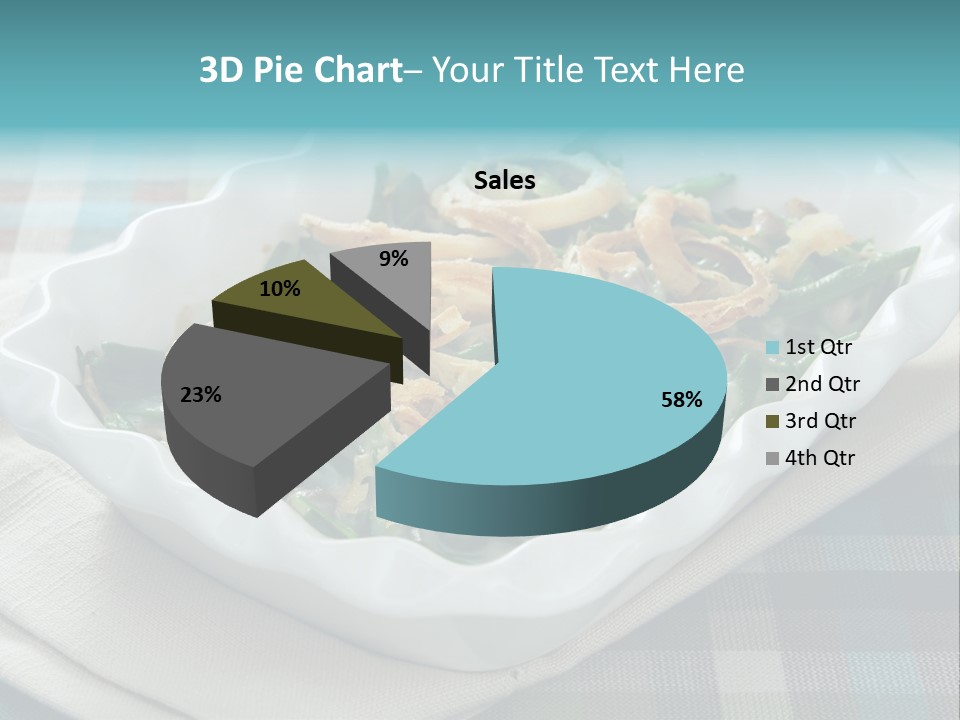 Onions Bean Holiday Food PowerPoint Template