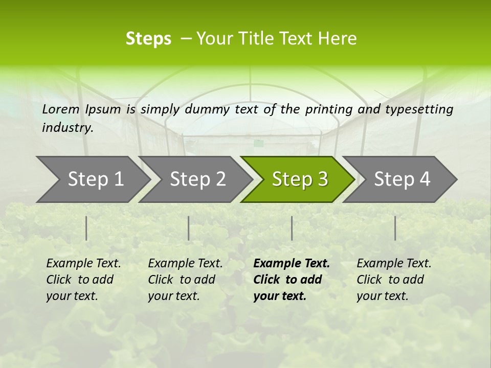 Green Vitamins Net PowerPoint Template