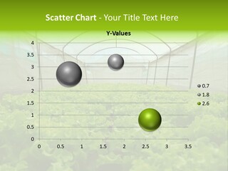 Green Vitamins Net PowerPoint Template