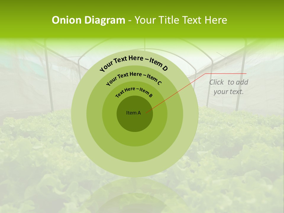 Green Vitamins Net PowerPoint Template