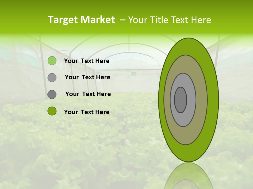 Green Vitamins Net PowerPoint Template