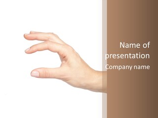 Fist Signal Hand PowerPoint Template