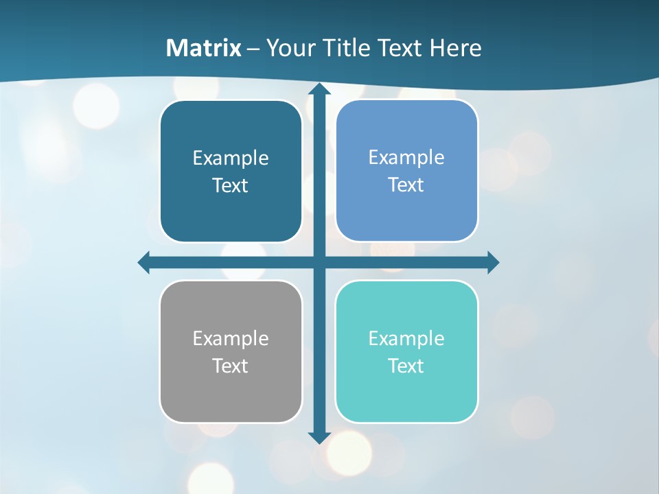 Blue Orange Decoration PowerPoint Template