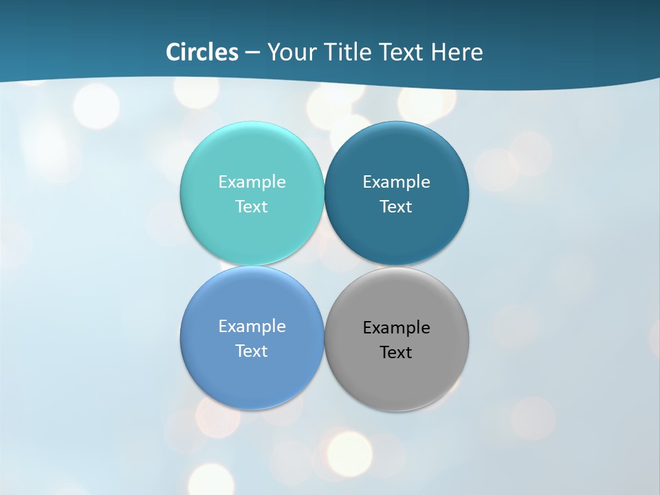 Blue Orange Decoration PowerPoint Template