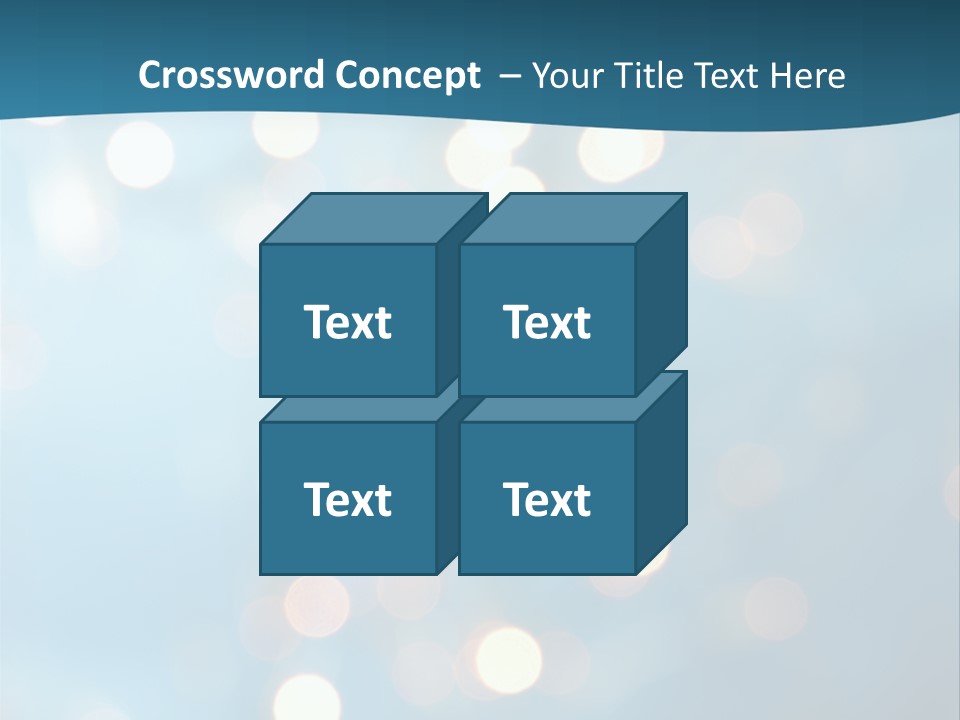 Blue Orange Decoration PowerPoint Template
