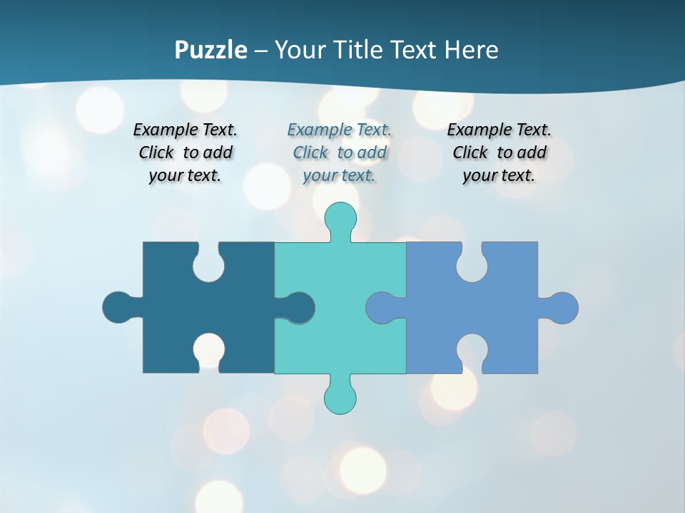 Blue Orange Decoration PowerPoint Template