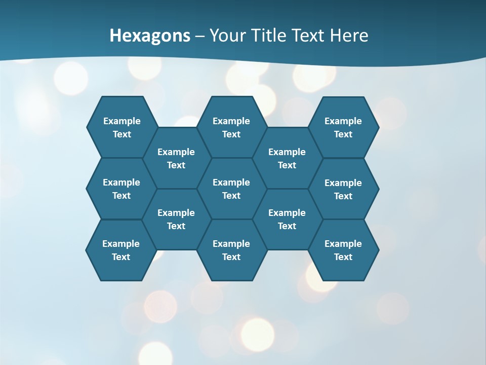 Blue Orange Decoration PowerPoint Template