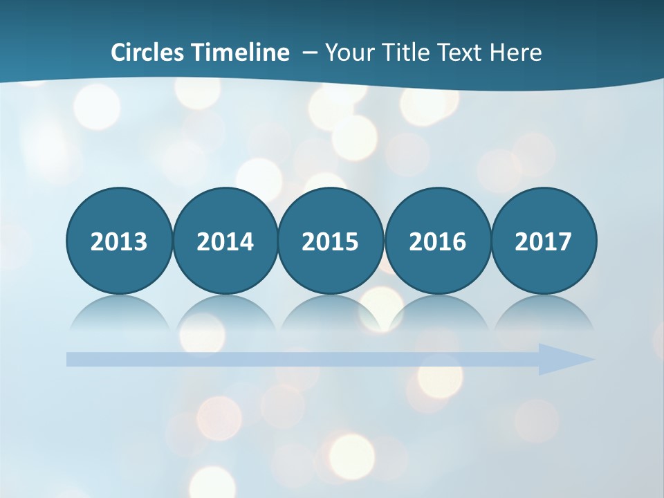 Blue Orange Decoration PowerPoint Template