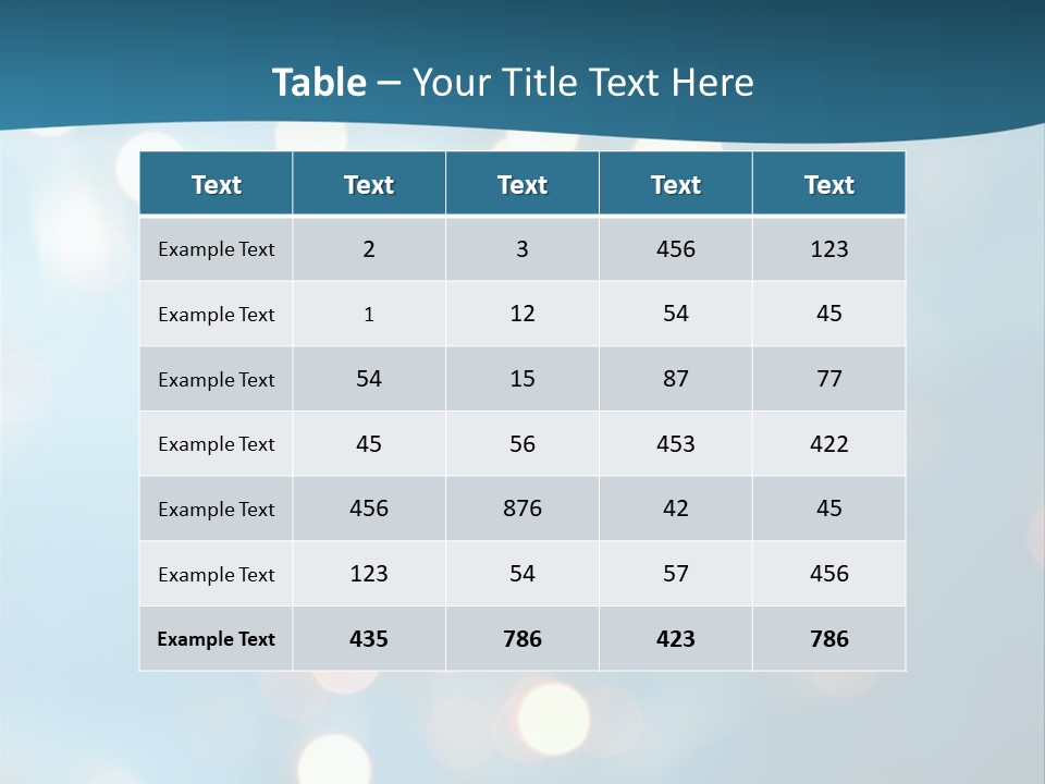 Blue Orange Decoration PowerPoint Template