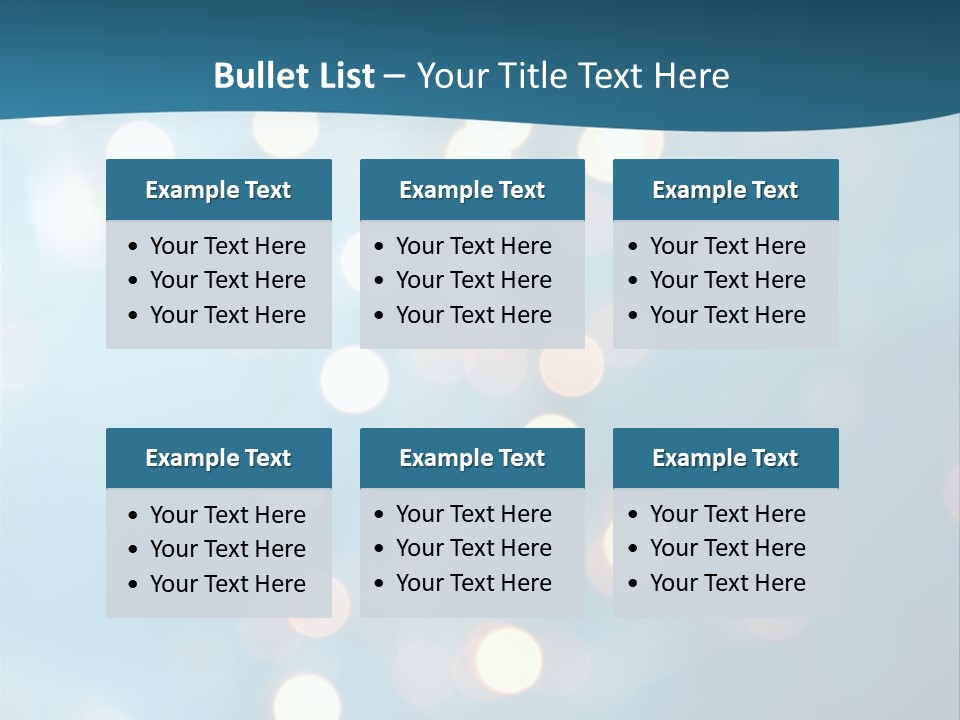 Blue Orange Decoration PowerPoint Template