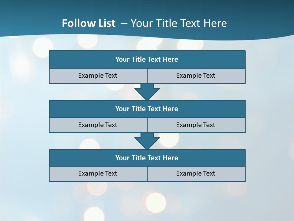 Blue Orange Decoration PowerPoint Template
