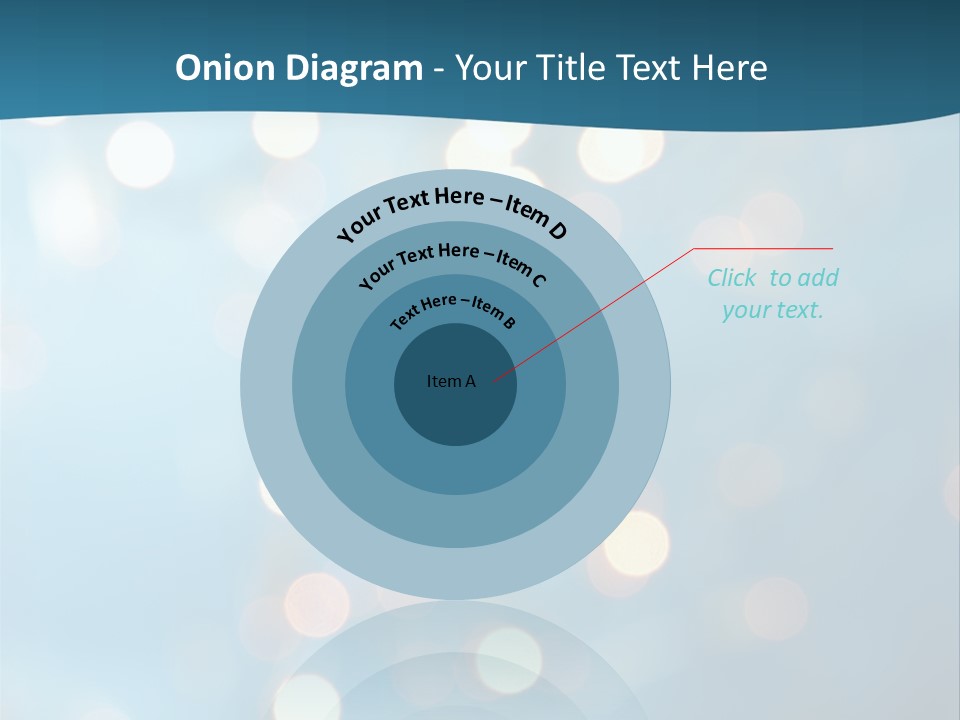 Blue Orange Decoration PowerPoint Template