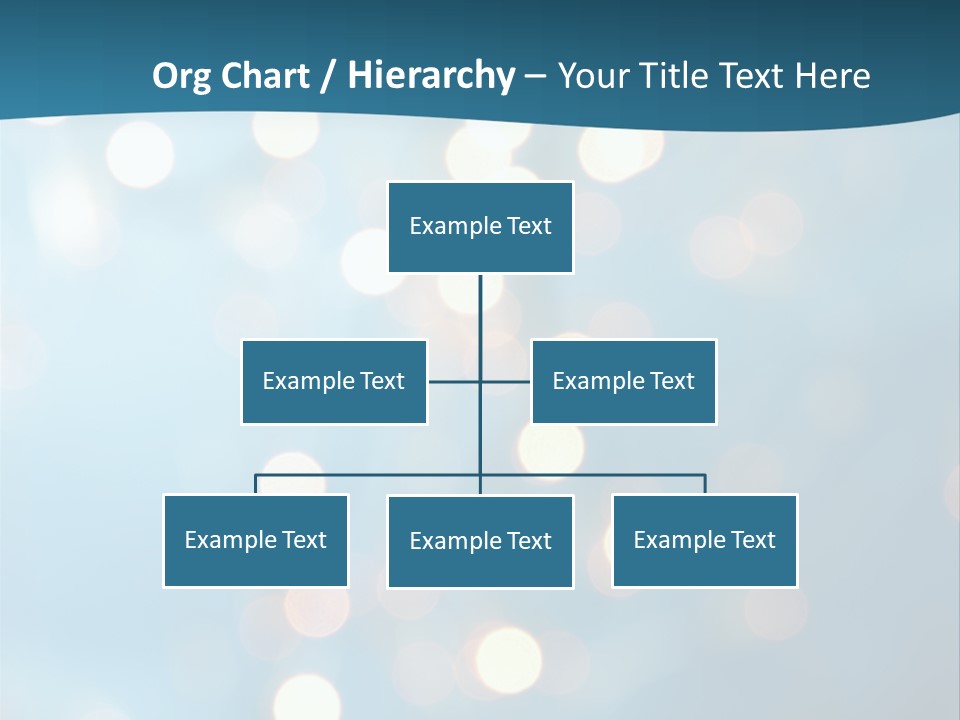 Blue Orange Decoration PowerPoint Template