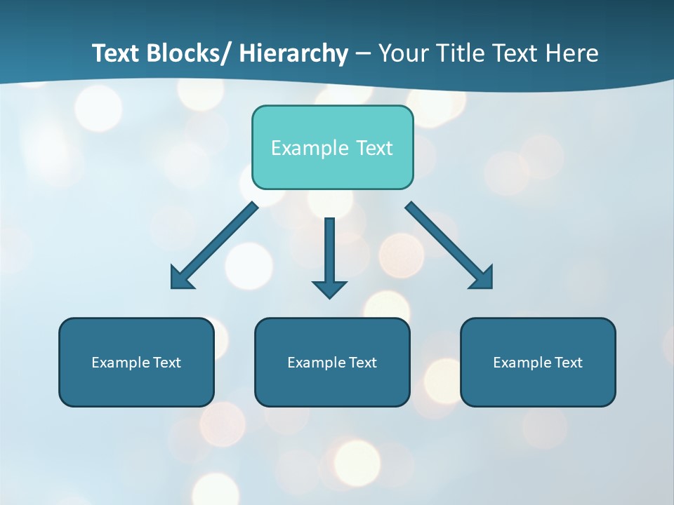 Blue Orange Decoration PowerPoint Template