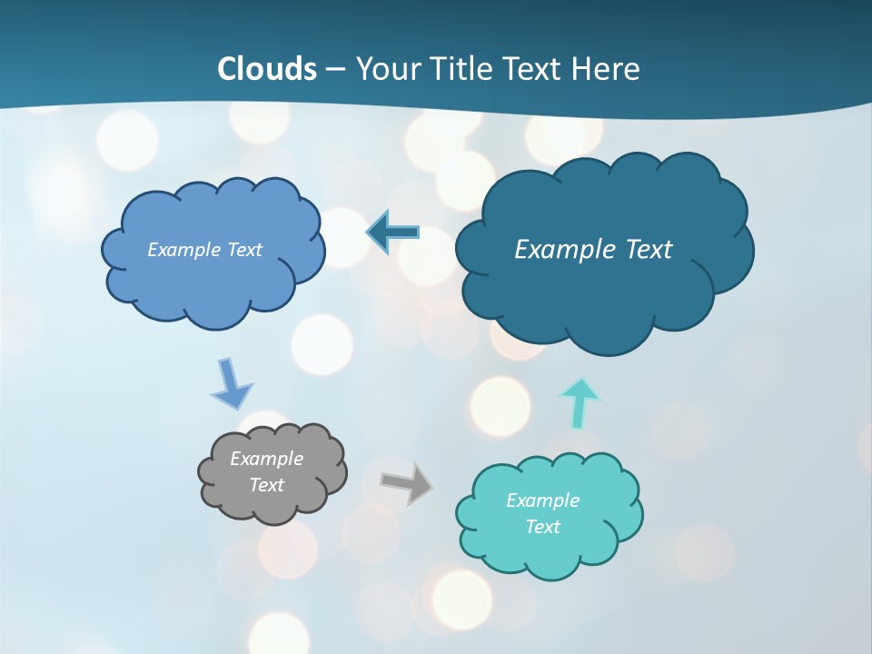 Blue Orange Decoration PowerPoint Template
