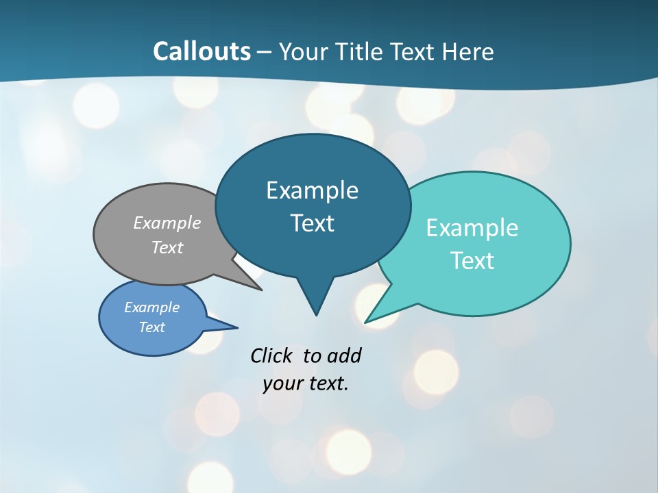Blue Orange Decoration PowerPoint Template