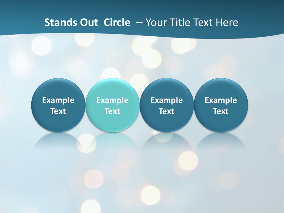 Blue Orange Decoration PowerPoint Template