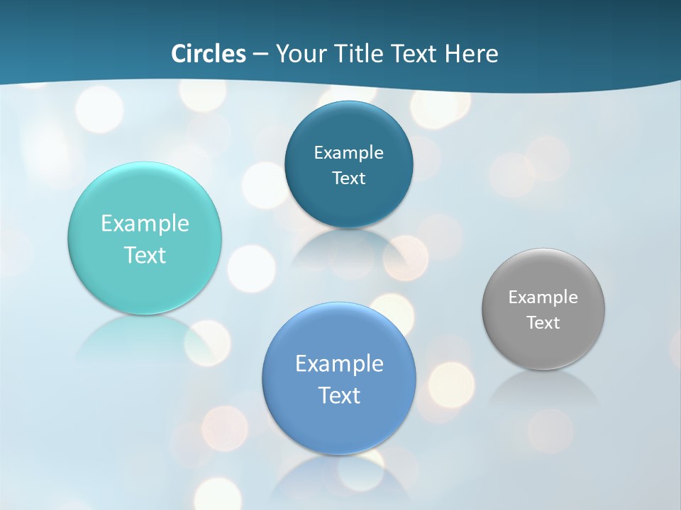 Blue Orange Decoration PowerPoint Template