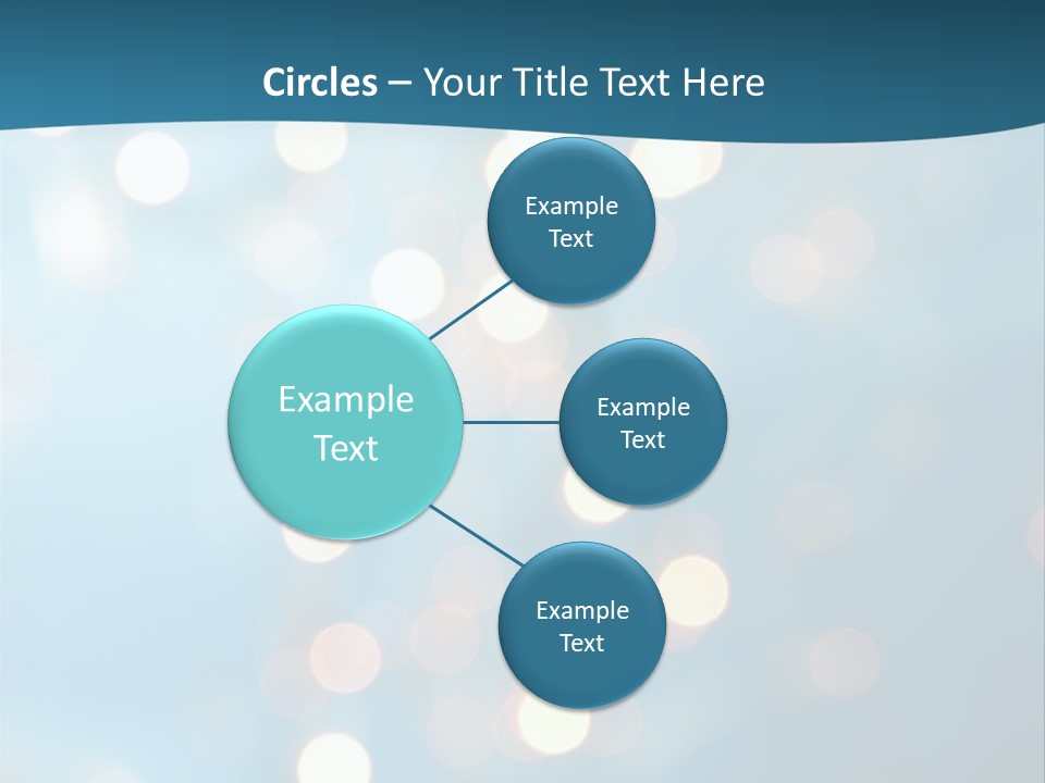 Blue Orange Decoration PowerPoint Template