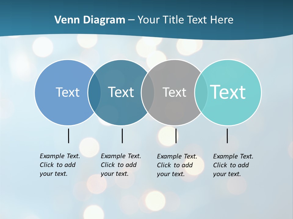 Blue Orange Decoration PowerPoint Template