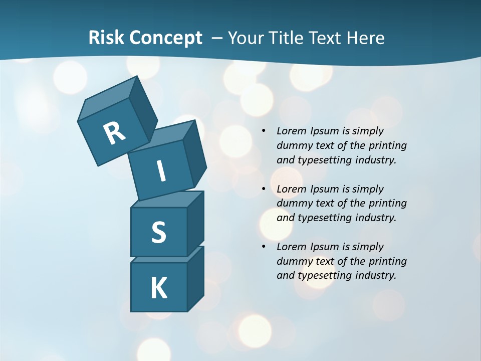 Blue Orange Decoration PowerPoint Template