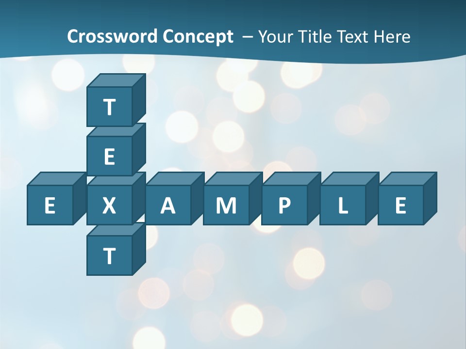 Blue Orange Decoration PowerPoint Template