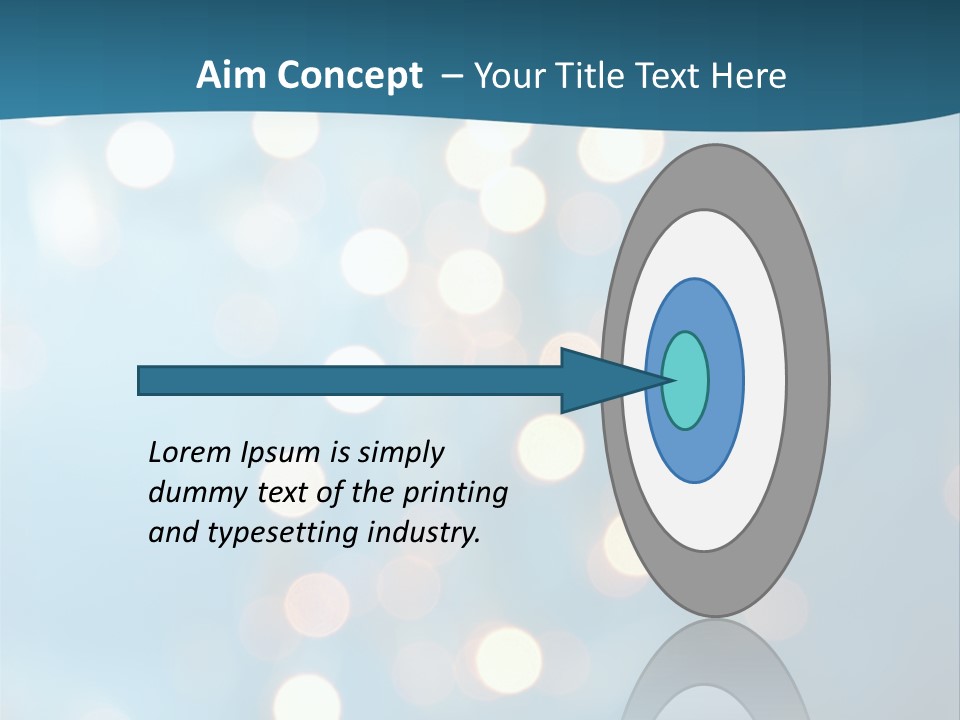 Blue Orange Decoration PowerPoint Template