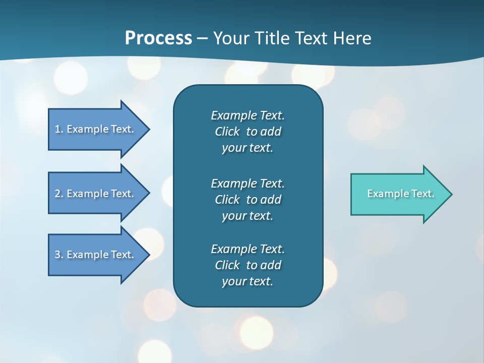 Blue Orange Decoration PowerPoint Template