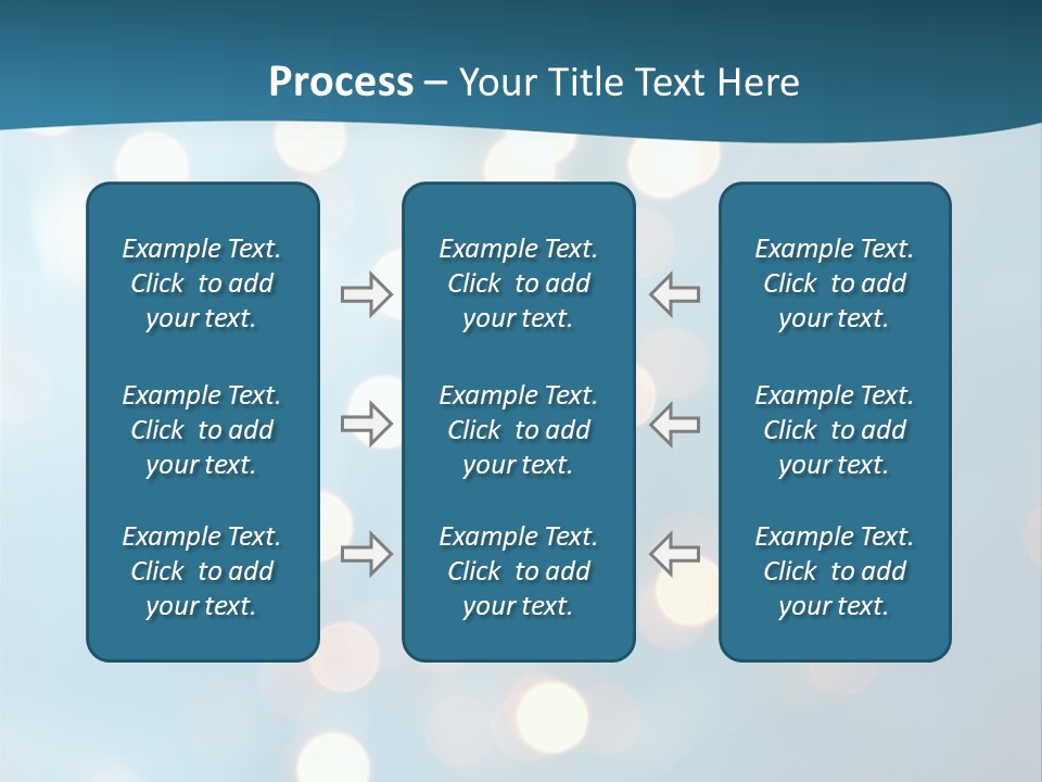 Blue Orange Decoration PowerPoint Template