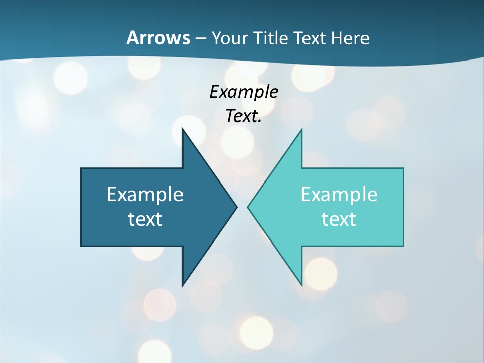 Blue Orange Decoration PowerPoint Template