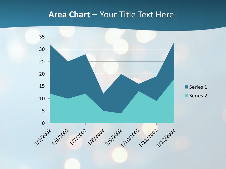 Blue Orange Decoration PowerPoint Template