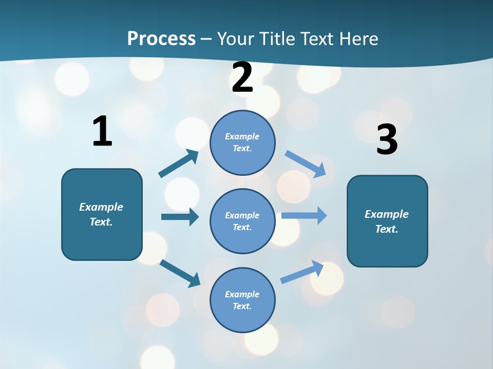 Blue Orange Decoration PowerPoint Template