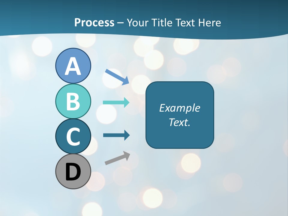 Blue Orange Decoration PowerPoint Template