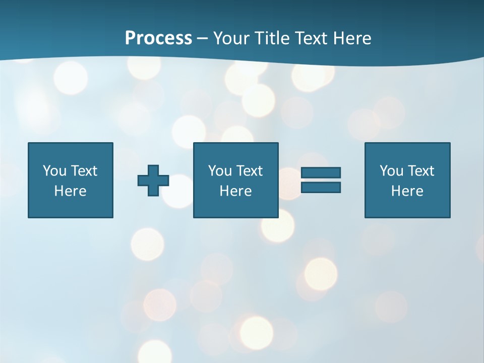 Blue Orange Decoration PowerPoint Template