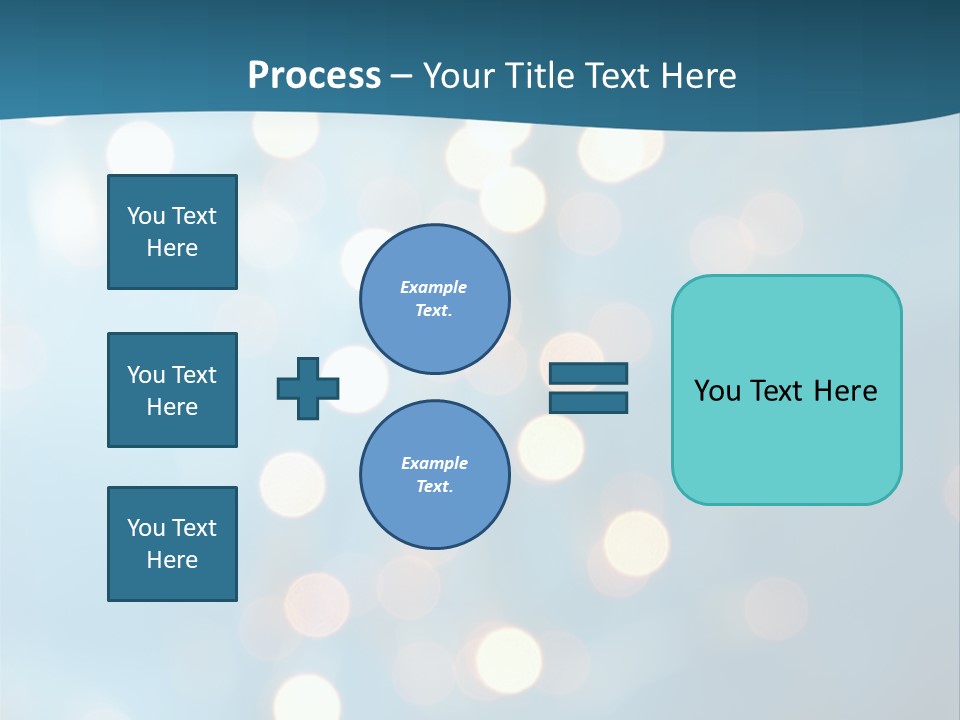 Blue Orange Decoration PowerPoint Template