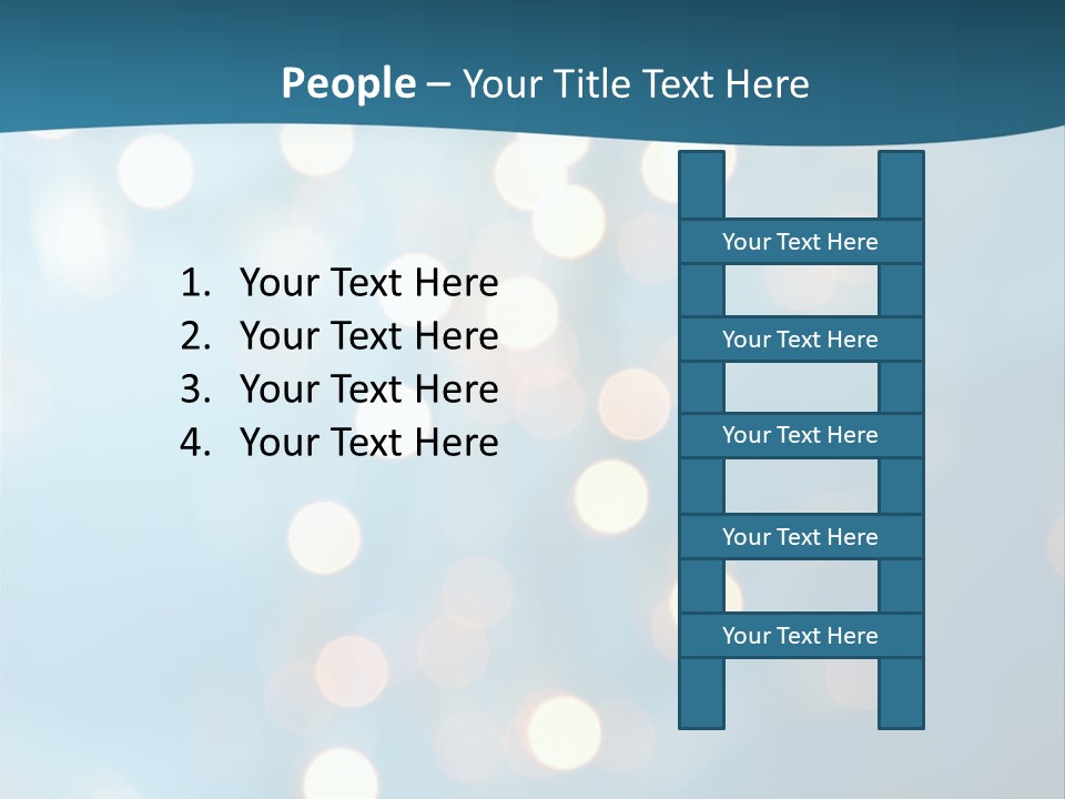 Blue Orange Decoration PowerPoint Template