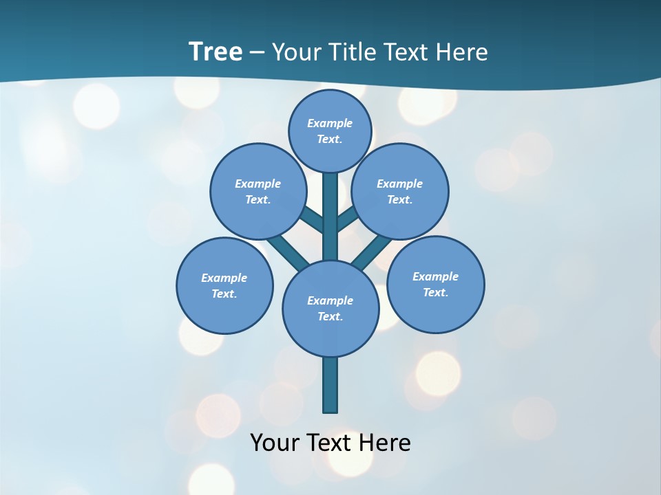 Blue Orange Decoration PowerPoint Template