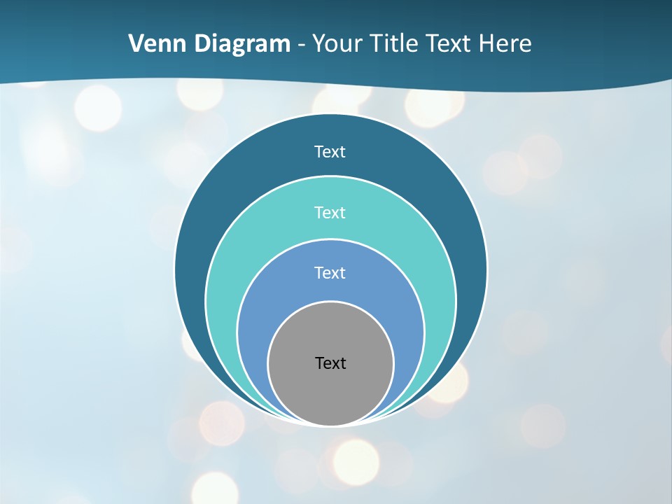Blue Orange Decoration PowerPoint Template