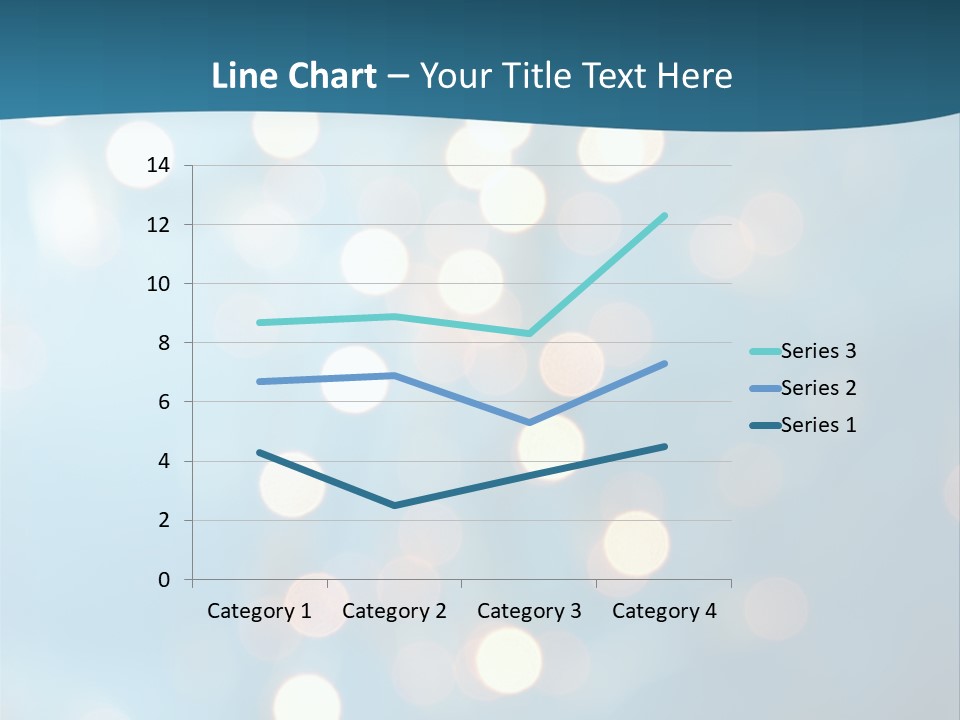 Blue Orange Decoration PowerPoint Template