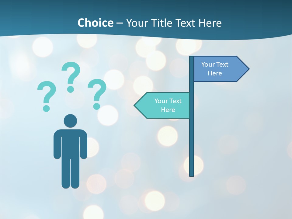 Blue Orange Decoration PowerPoint Template