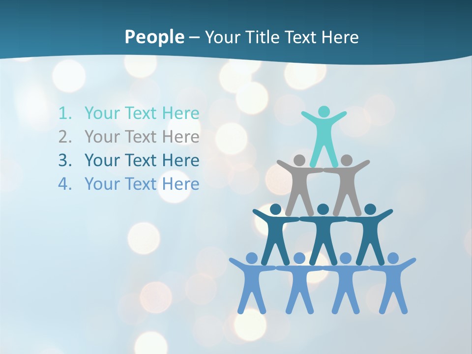 Blue Orange Decoration PowerPoint Template