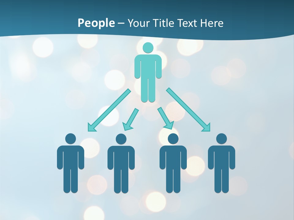 Blue Orange Decoration PowerPoint Template