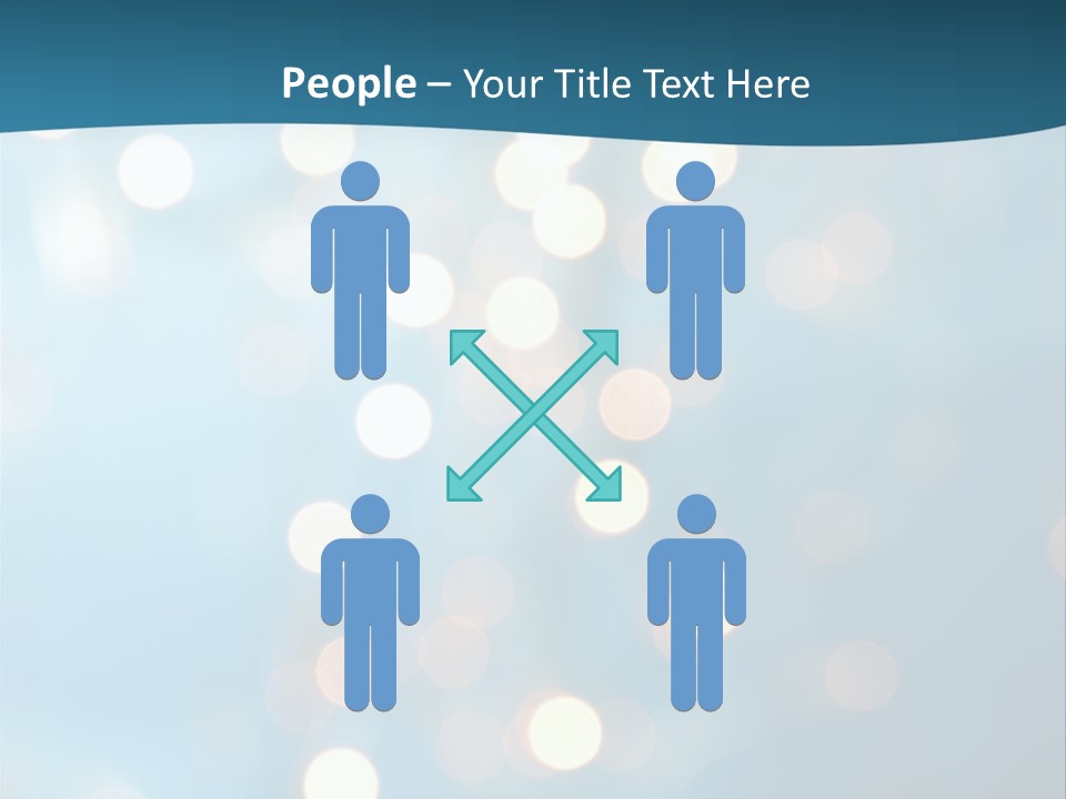 Blue Orange Decoration PowerPoint Template