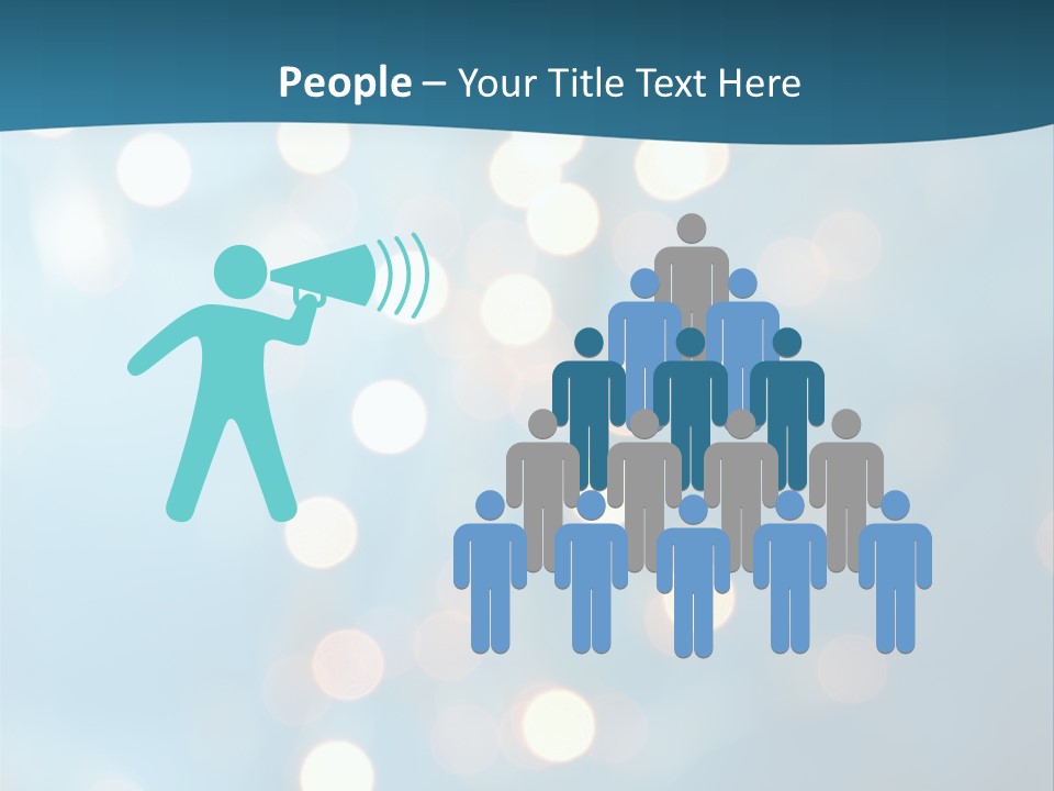 Blue Orange Decoration PowerPoint Template