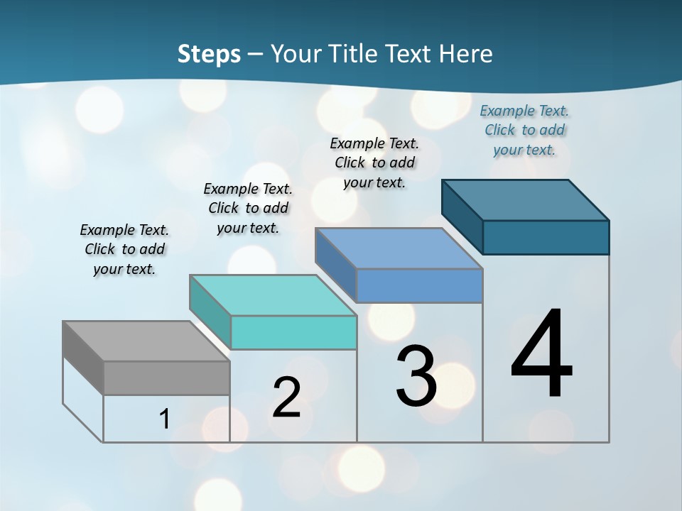 Blue Orange Decoration PowerPoint Template