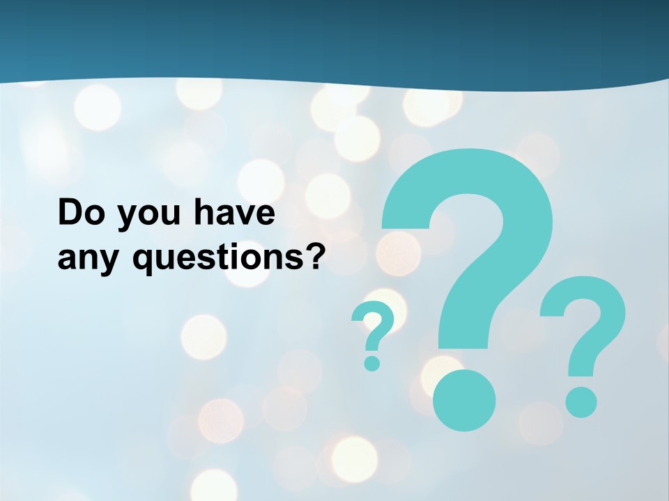 Blue Orange Decoration PowerPoint Template